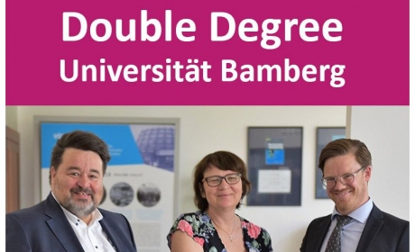 New Double Degree with Otto-Friedrich Universität in Bavaria, Germany