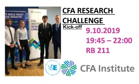CFA Institute Research Challenge 2019- Kick-off