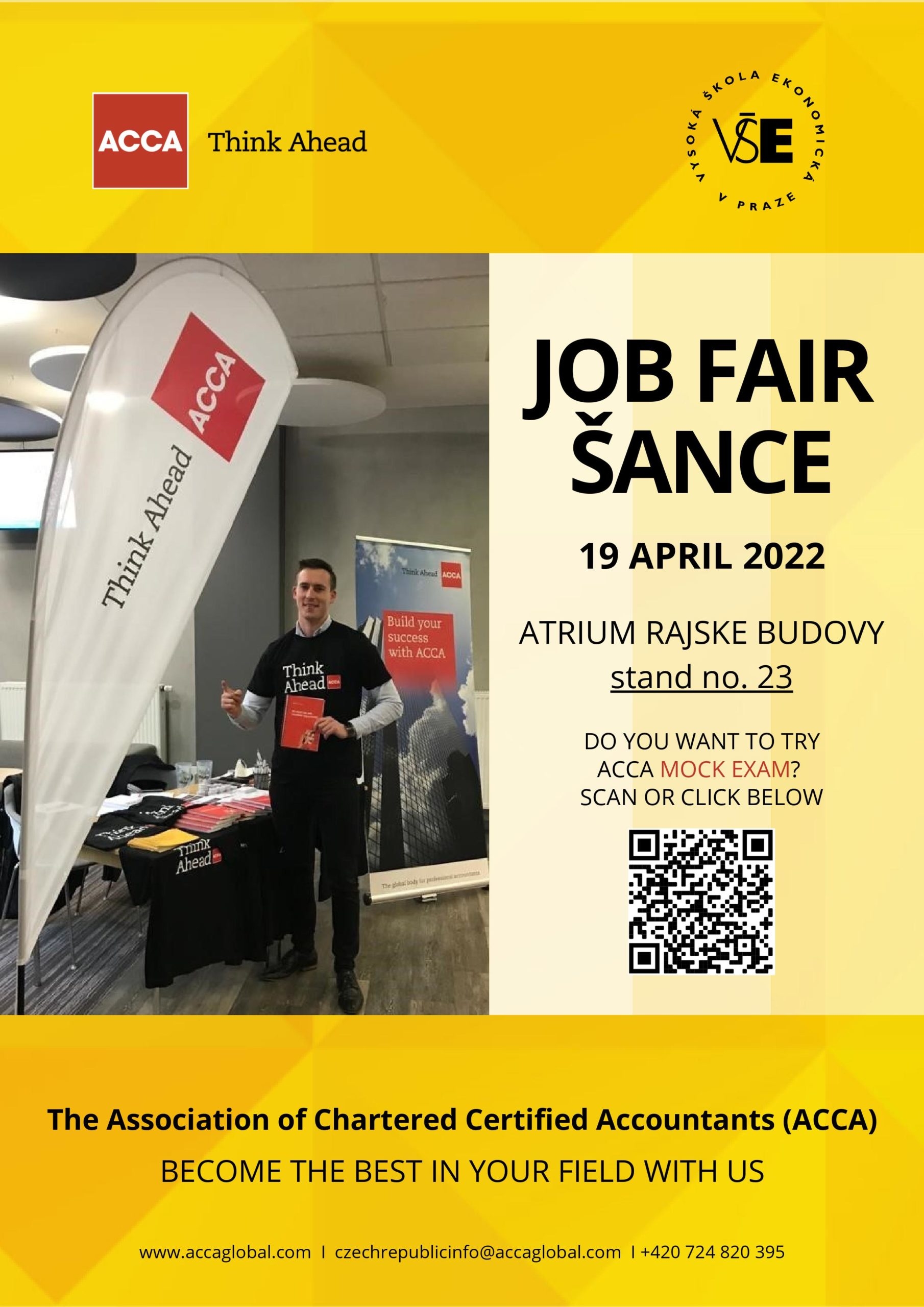 ACCA at ŠANCE Job Fair – 19. 4. 2022