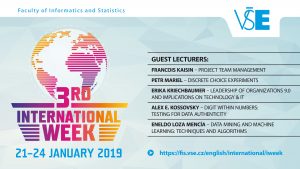 International Week is back! Registration to courses until 3.12.2018